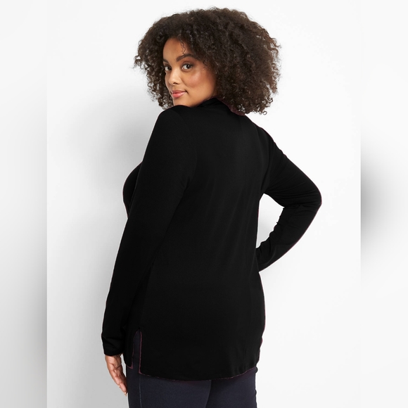 Lane Bryant Womens Plus Sizr Mock Neck Tee - Picture 3 of 7